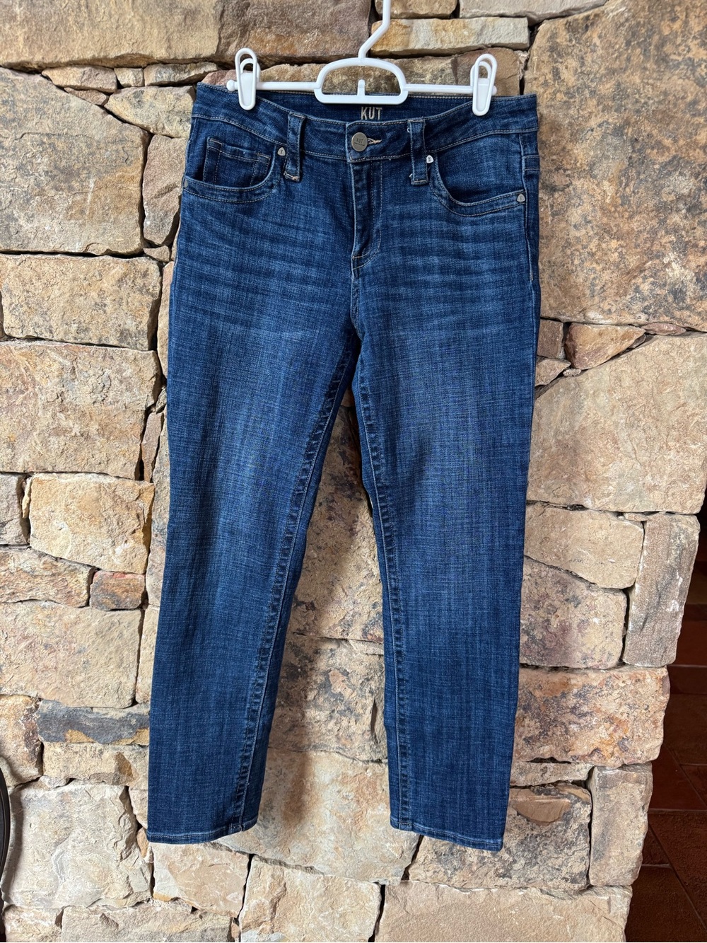 Kut from the Kloth Women's Dark Blue Straight Leg Jean